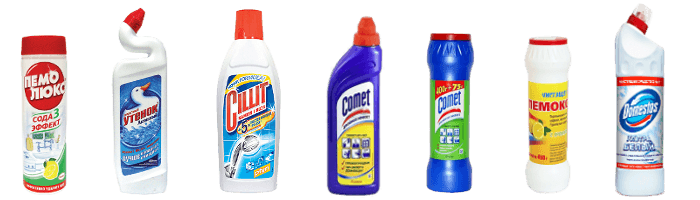 Средства, которыми не допучтимо чистить ванну