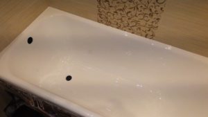 Ванна после реставрации методом Наливная ванна
