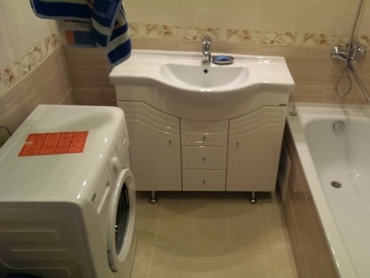 Данная стиральная машина установлена правильно Правильно установленная, стиральная машина